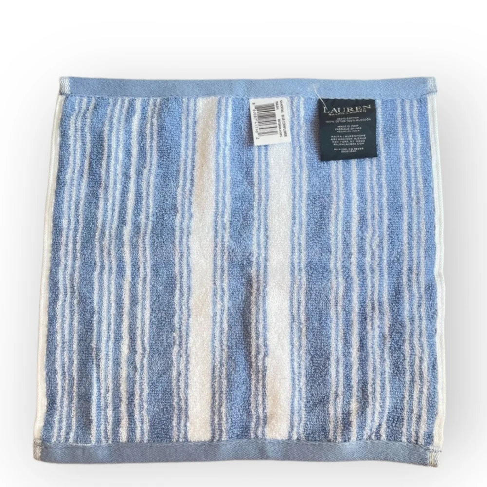 2 LAUREN RALPH LAUREN Sanders stripe Hand wash towel